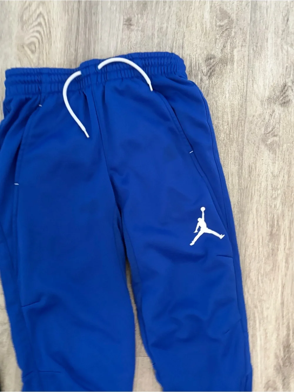 Lot Of 2 Jordan Boys Joggers Sweatpants Size Small 8-10 Camo / Blue Athletic